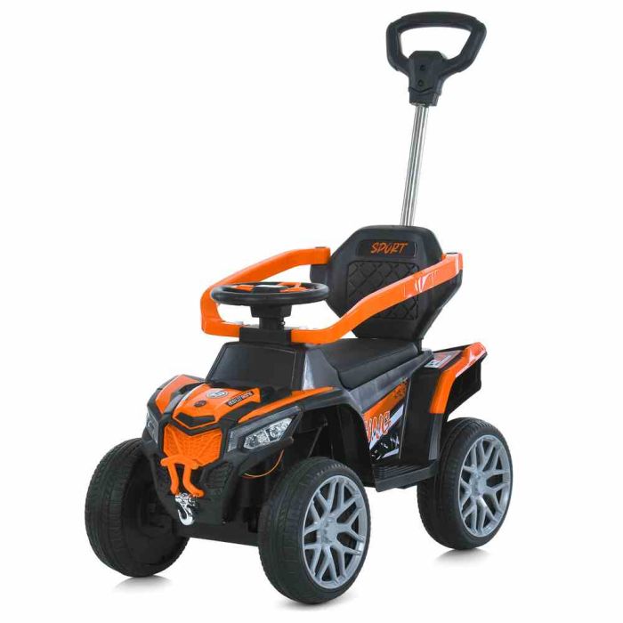 Дитяча каталка-толокар Квадроцикл Bambi Racer (M 6126EBLR-7) шкіра, музика, світло