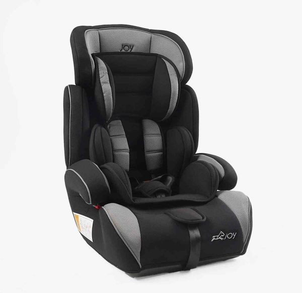 Дитяче універсальне Автокрісло "JOY" (7045-21) сірий, з бустером, група 1/2/3, вага дитини від 9-36 кг