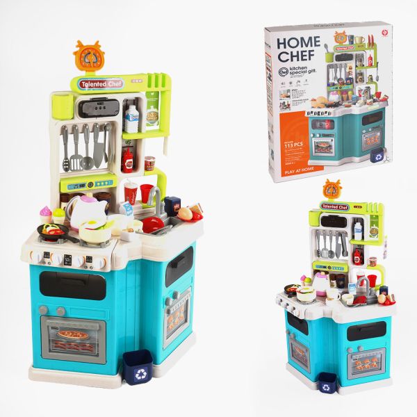 Кухня 922-180 (6) висота 92 см, помпова подача води, парогенератор, звук, світло, 113 аксесуарів, в коробці