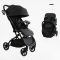 Дитяча прогулянкова Коляска "JOY" Elegans (A-50463) чорний, футкавер, підсклянник, телескопічна ручка