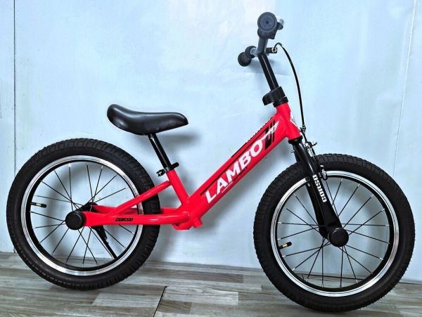 Дитячий Велобіг "CORSO LAMBO" 16 дюймів (LB-16745) ручне гальмо, підніжка, дзвоник