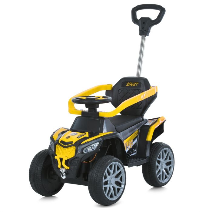 Дитяча каталка-толокар Квадроцикл Bambi Racer (M 6126EBLR-6) шкіра, музика, світло