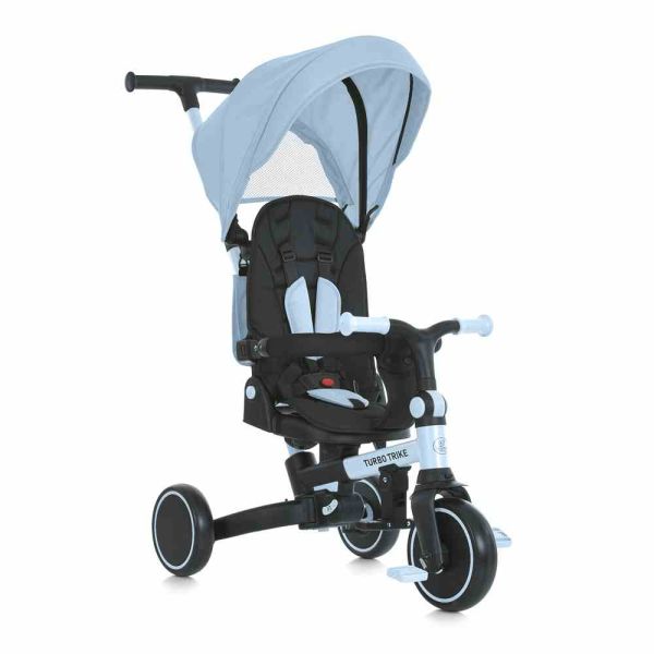Дитячий триколісний Велосипед TURBOTRIKE (MT 1036 blue) складне кермо