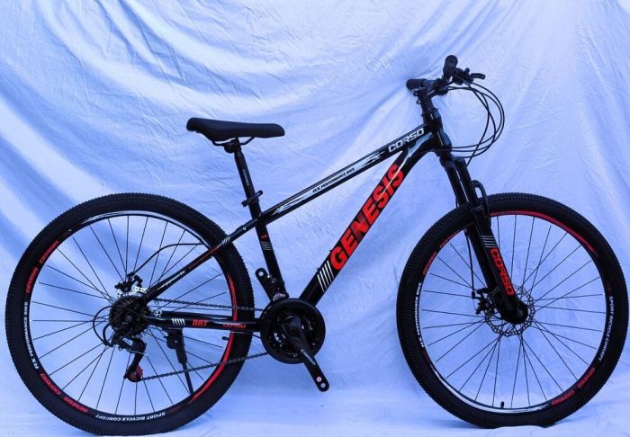Велосипед Спортивний Corso 27.5" дюймів «Genesis» (GS-27800) рама сталева 15’’, обладнання SunRun 21 швидкість, зібран на 75%