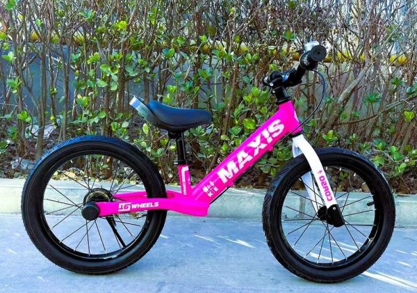 Дитячий Велобіг "CORSO MAXIS" 16 дюймів (MX-48018) сталева рама, ручне заднє гальмо, підніжка, дзвінок