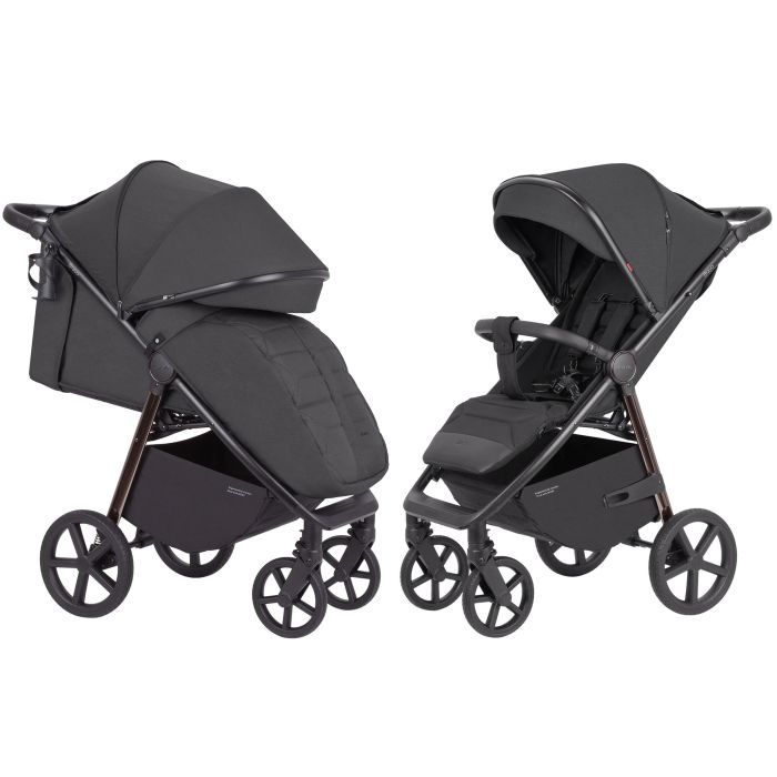 Дитяча коляска прогулянкова CARRELLO Bravo (CRL-5515 Storm Grey 2024 NF) складна